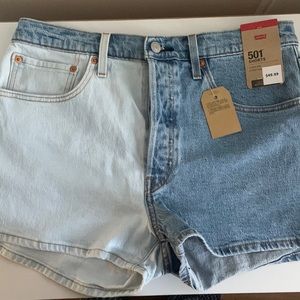 Two Toned Levi’s Shorts